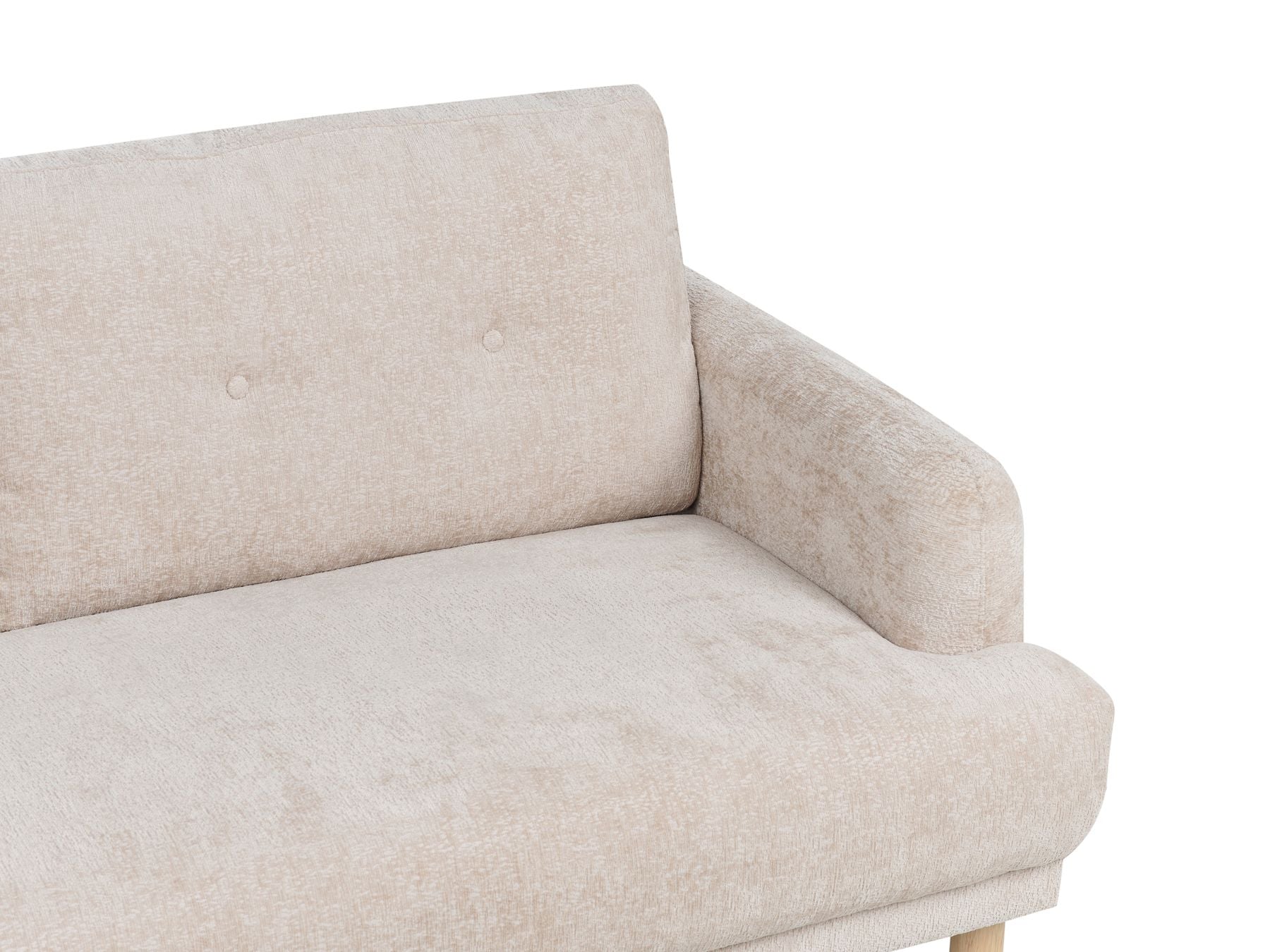 2 Seater Boucle Sofa Beige TUVE