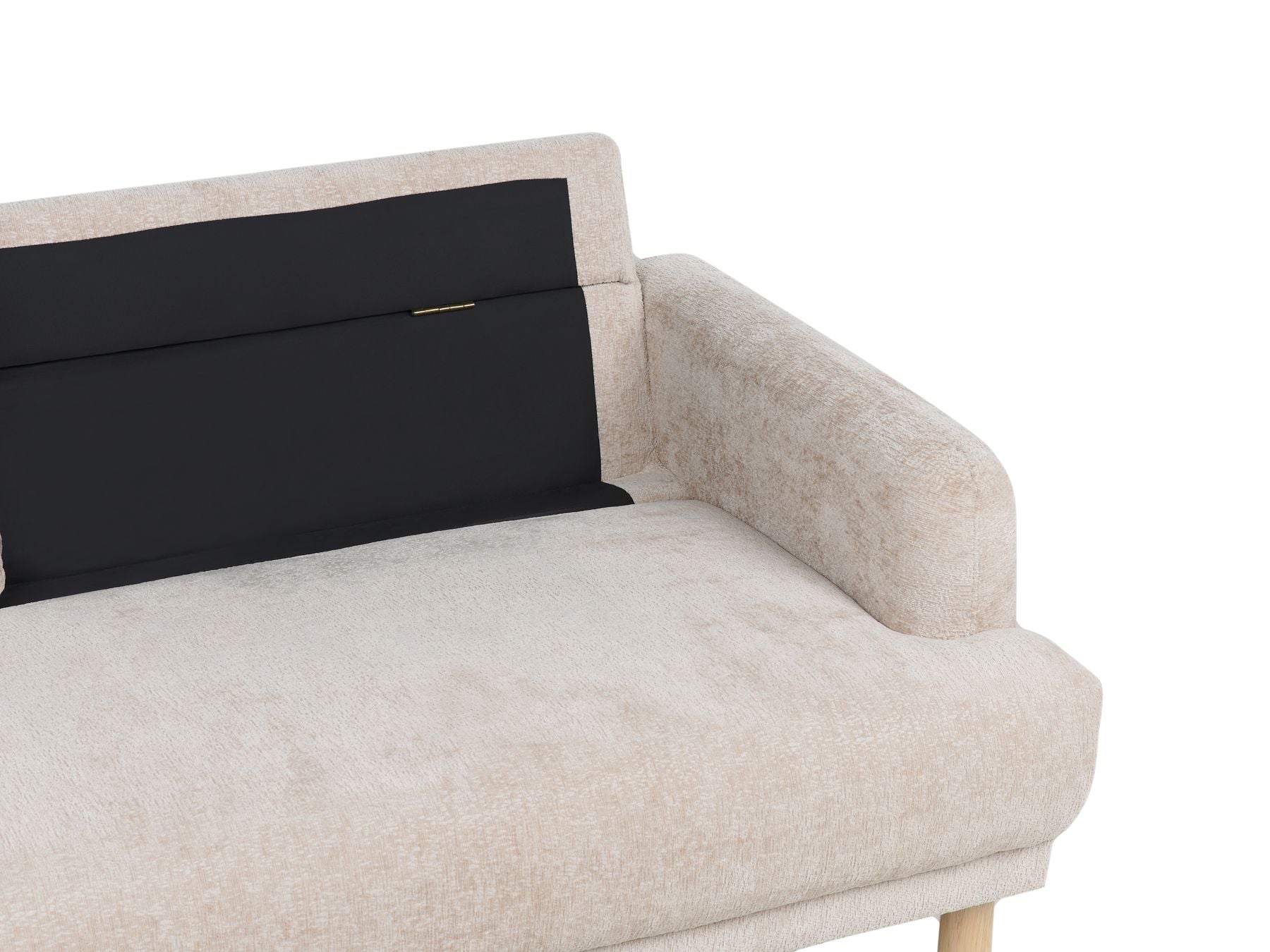 2 Seater Boucle Sofa Beige TUVE