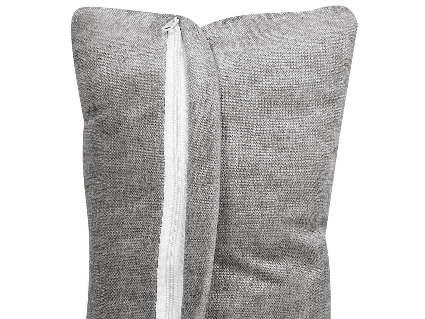 2 Seater Modular Armless Fabric Sofa Grey HELLNAR