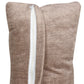 2 Seater Modular Armless Fabric Sofa Brown HELLNAR
