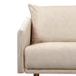 2 Seater Velvet Sofa Beige MAURA