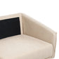 2 Seater Velvet Sofa Beige MAURA