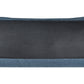 Right Hand Fabric Corner Sofa Blue GLOSLI