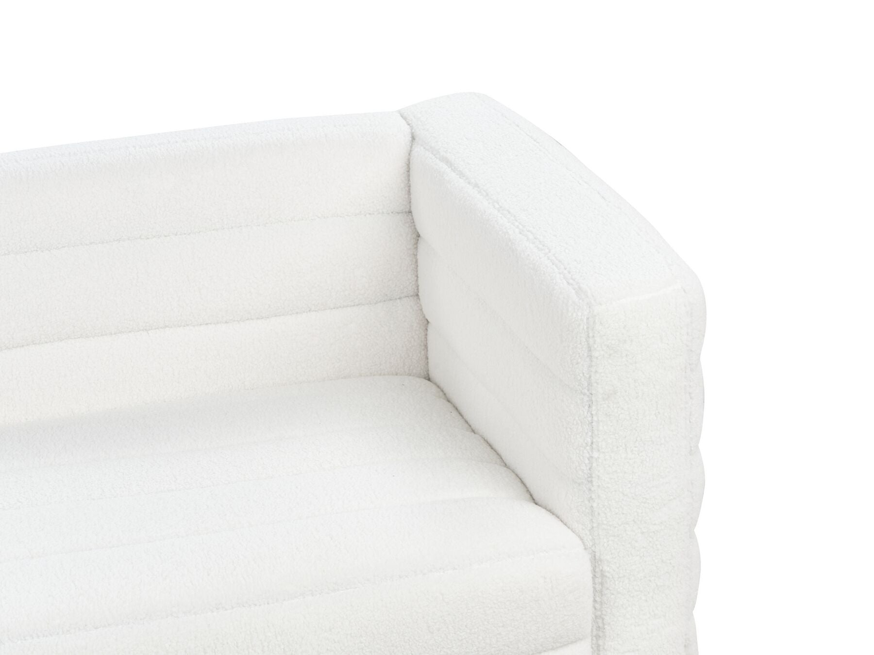 2 Seater Boucle Sofa Off-White HOFN