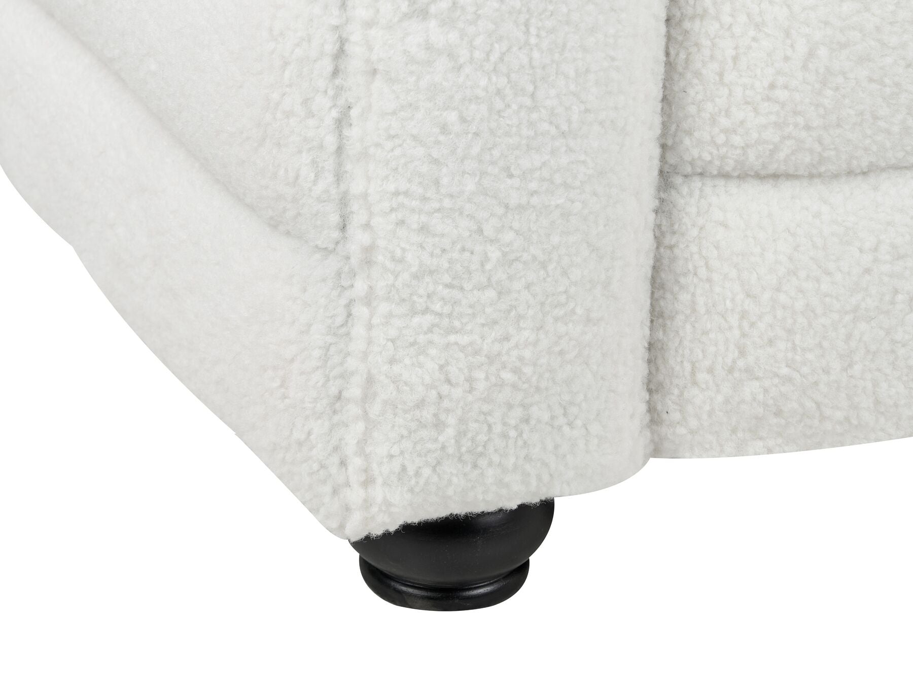 2 Seater Boucle Sofa Off-White HOFN