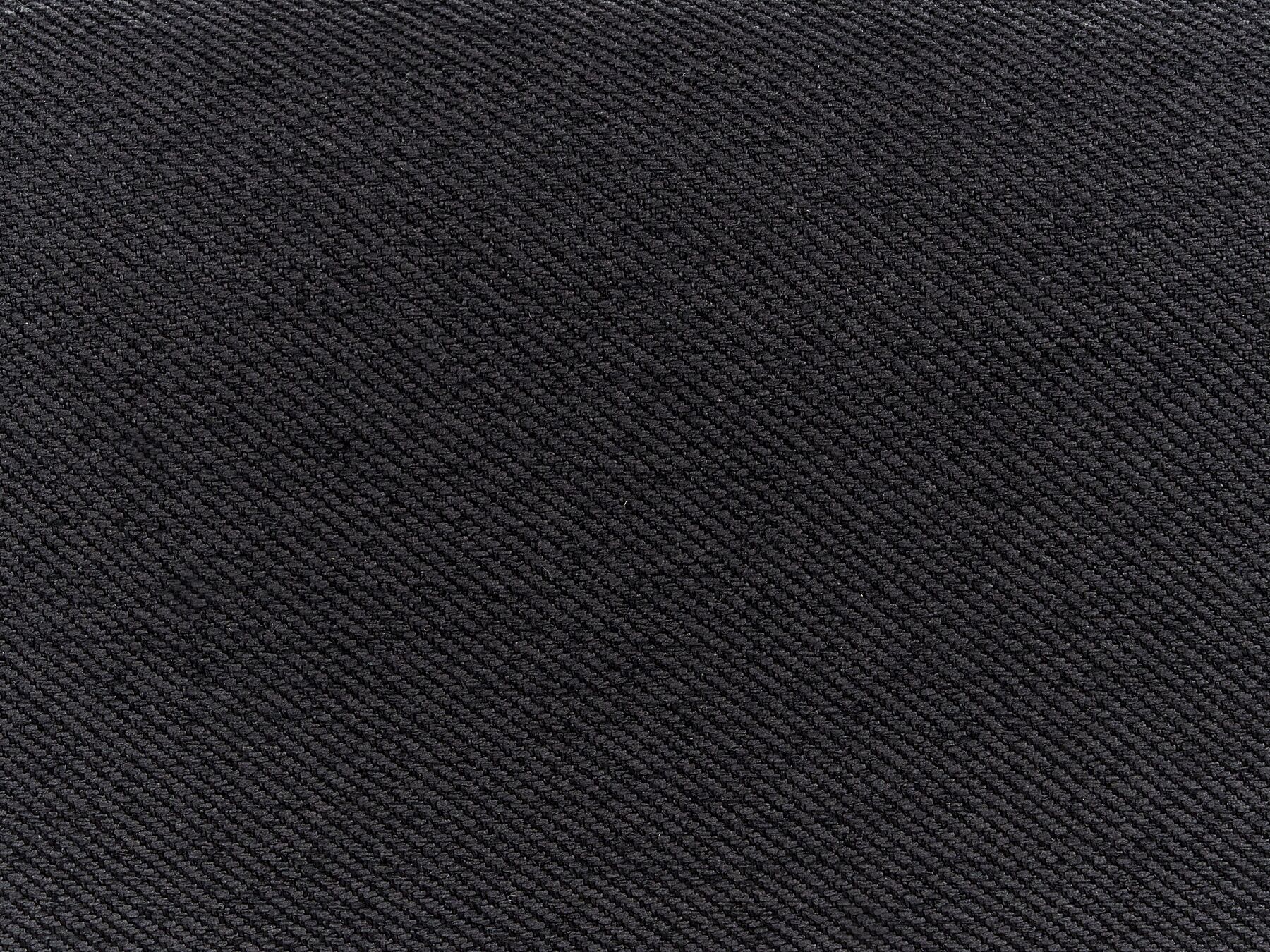 2 Seater Fabric Sofa Black LOEN