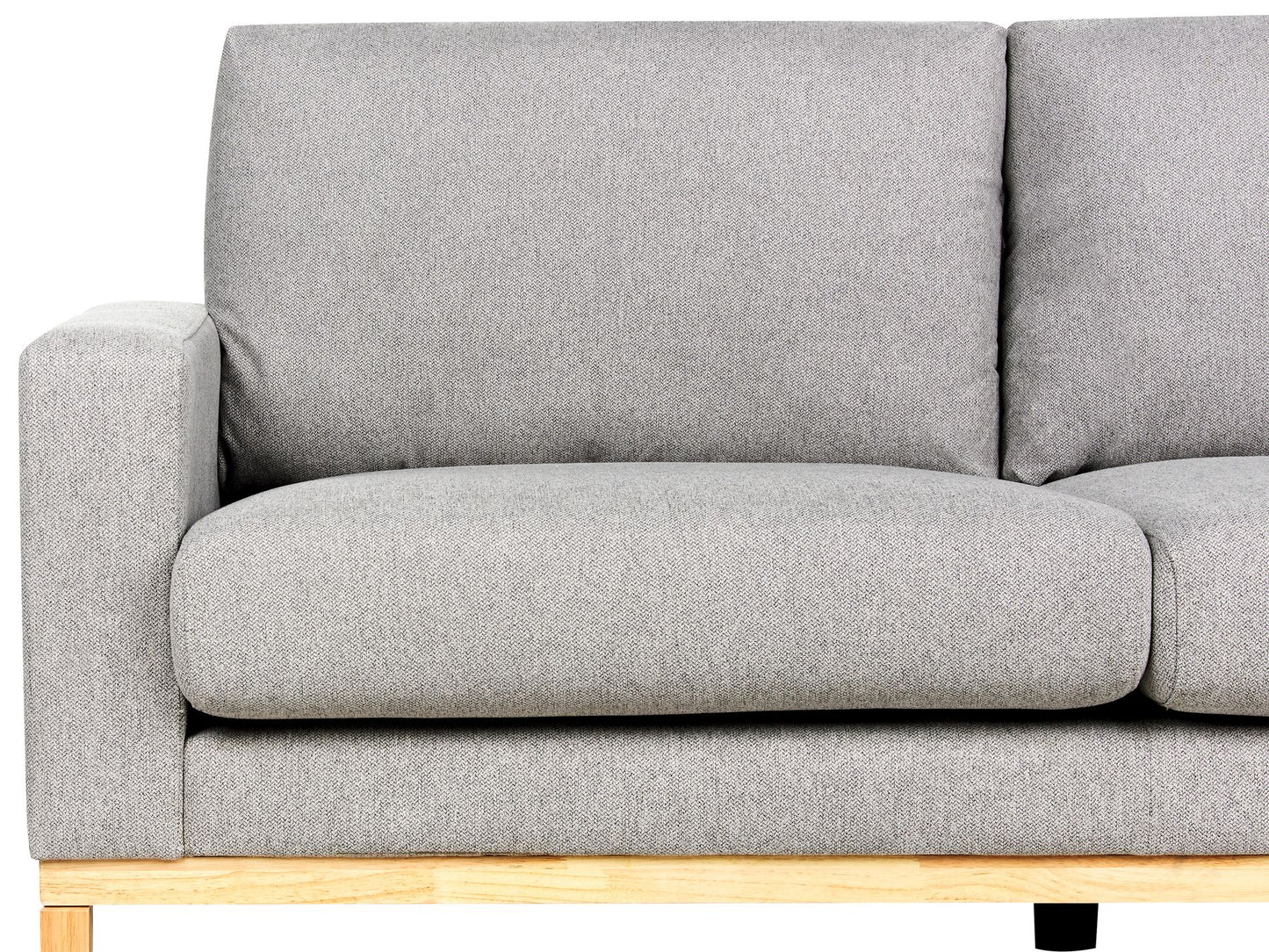 2 Seater Fabric Sofa Grey SIGGARD
