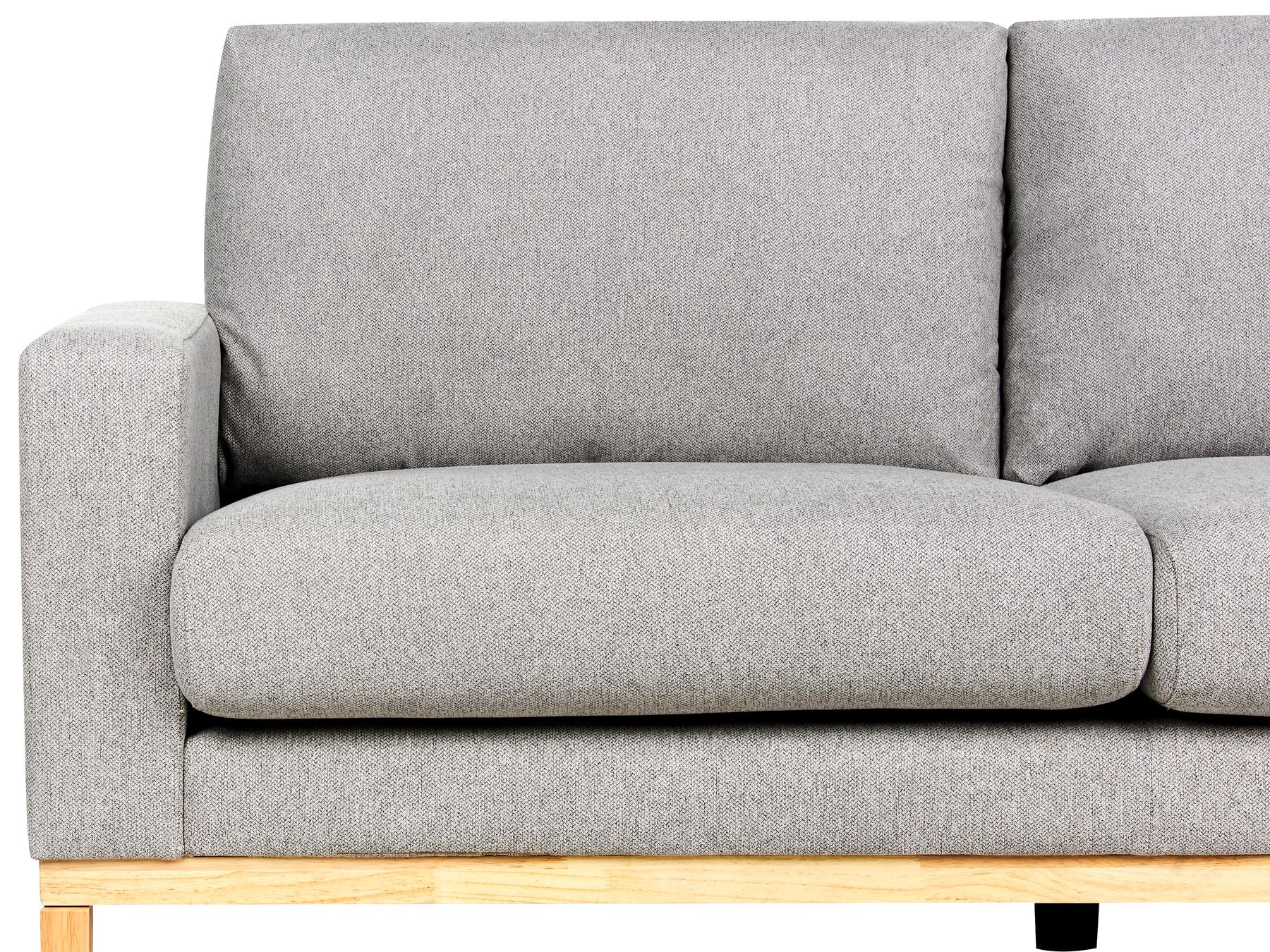 2 Seater Fabric Sofa Grey SIGGARD