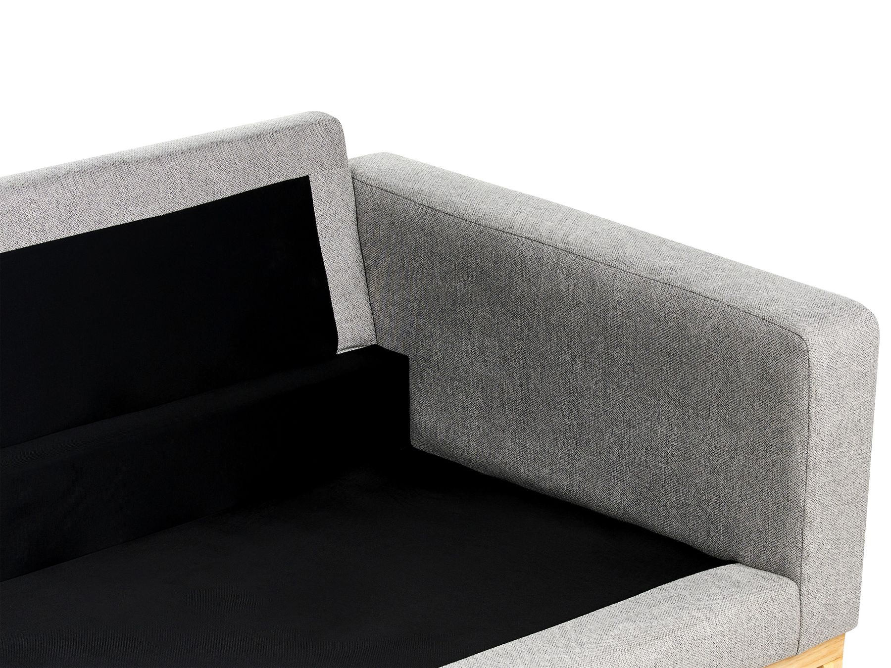 2 Seater Fabric Sofa Grey SIGGARD