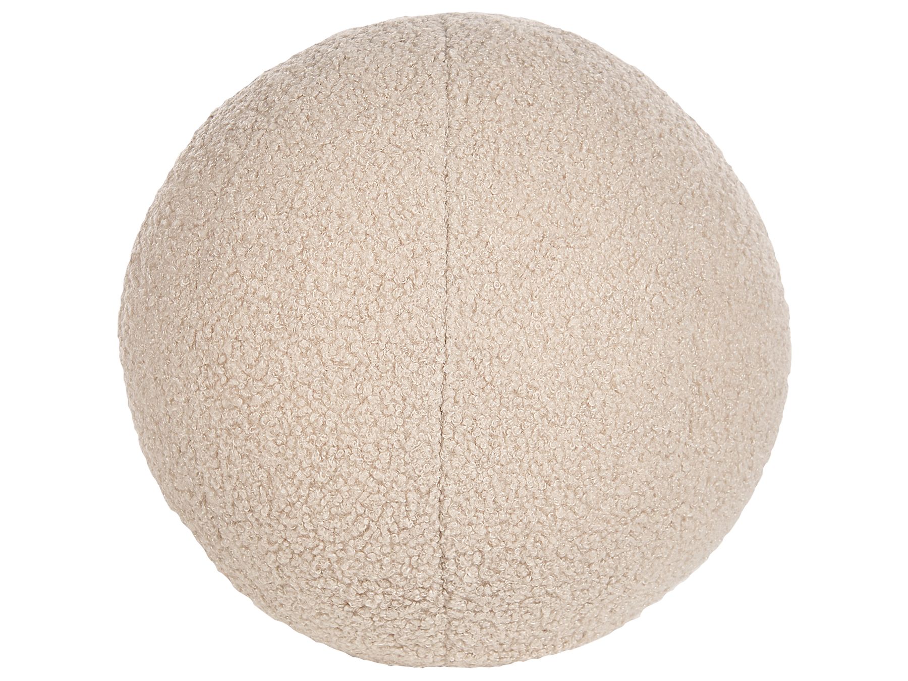 3 Seater Boucle Sofa Beige LEIREN