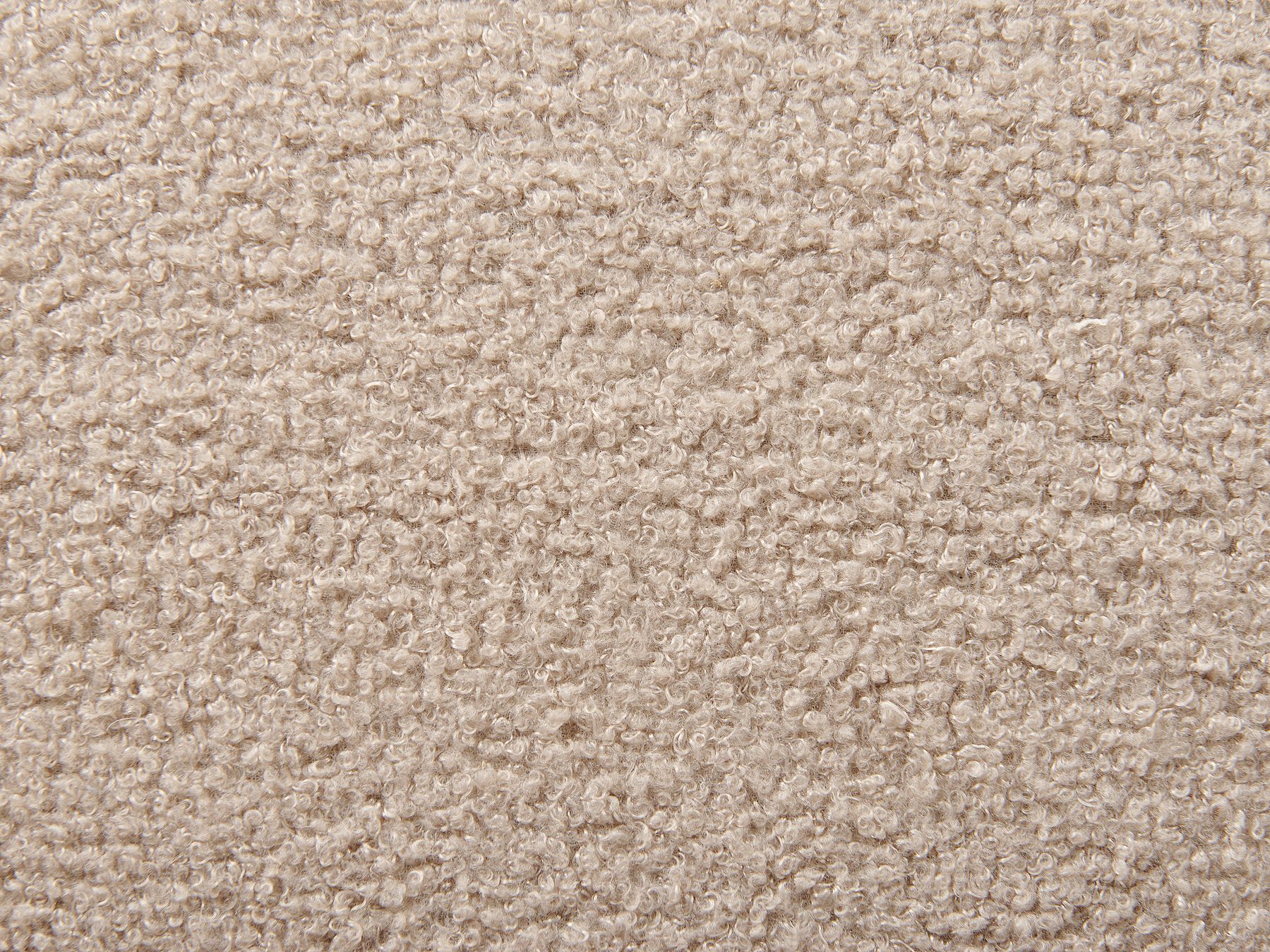 3 Seater Boucle Sofa Beige LEIREN