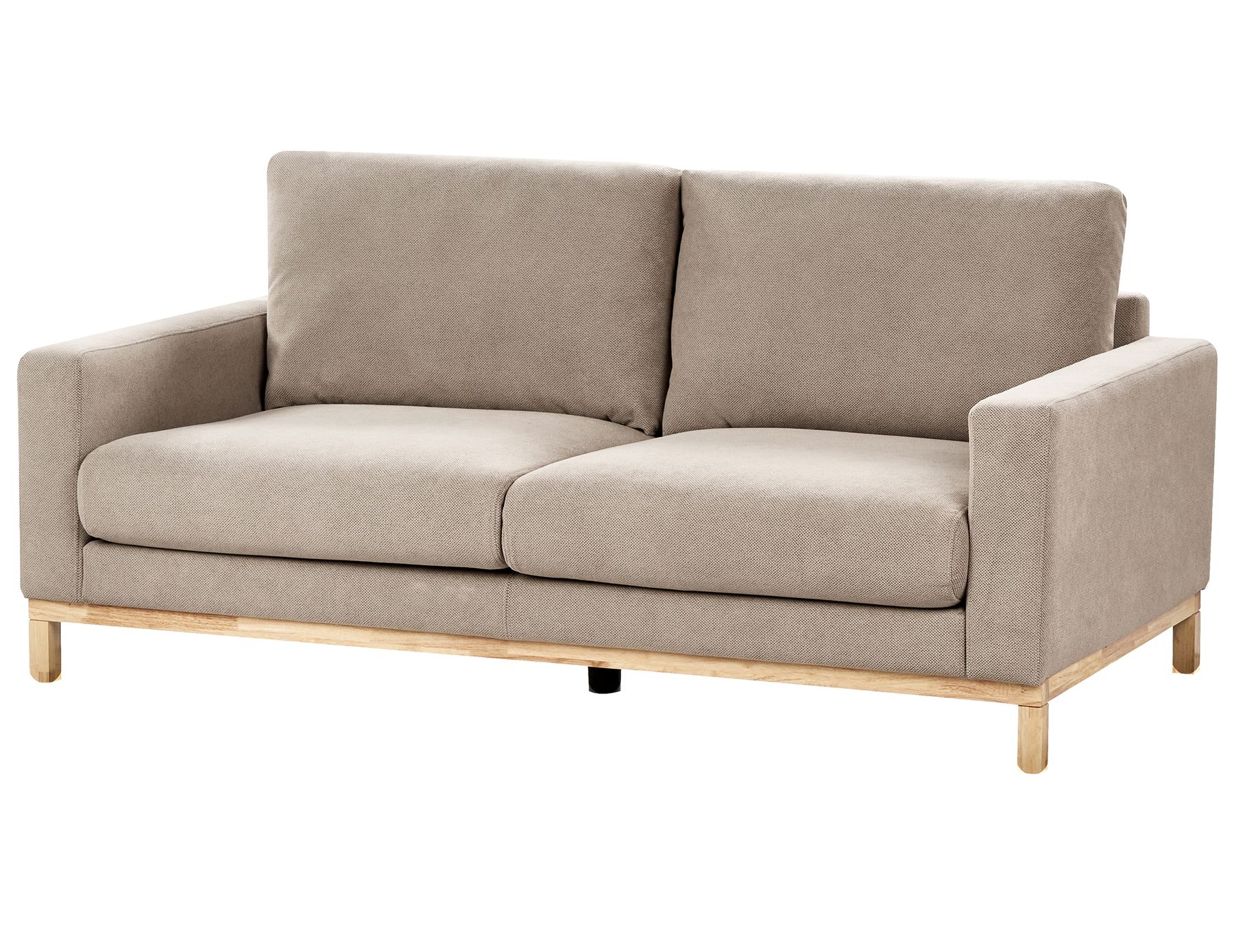 2 Seater Fabric Sofa Taupe SIGGARD