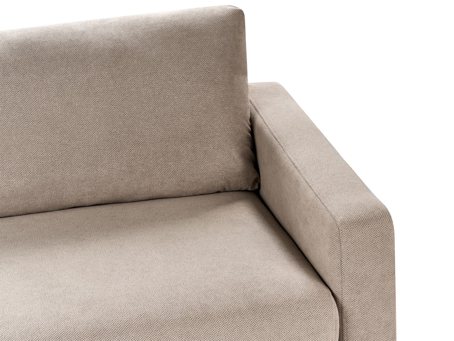 2 Seater Fabric Sofa Taupe SIGGARD