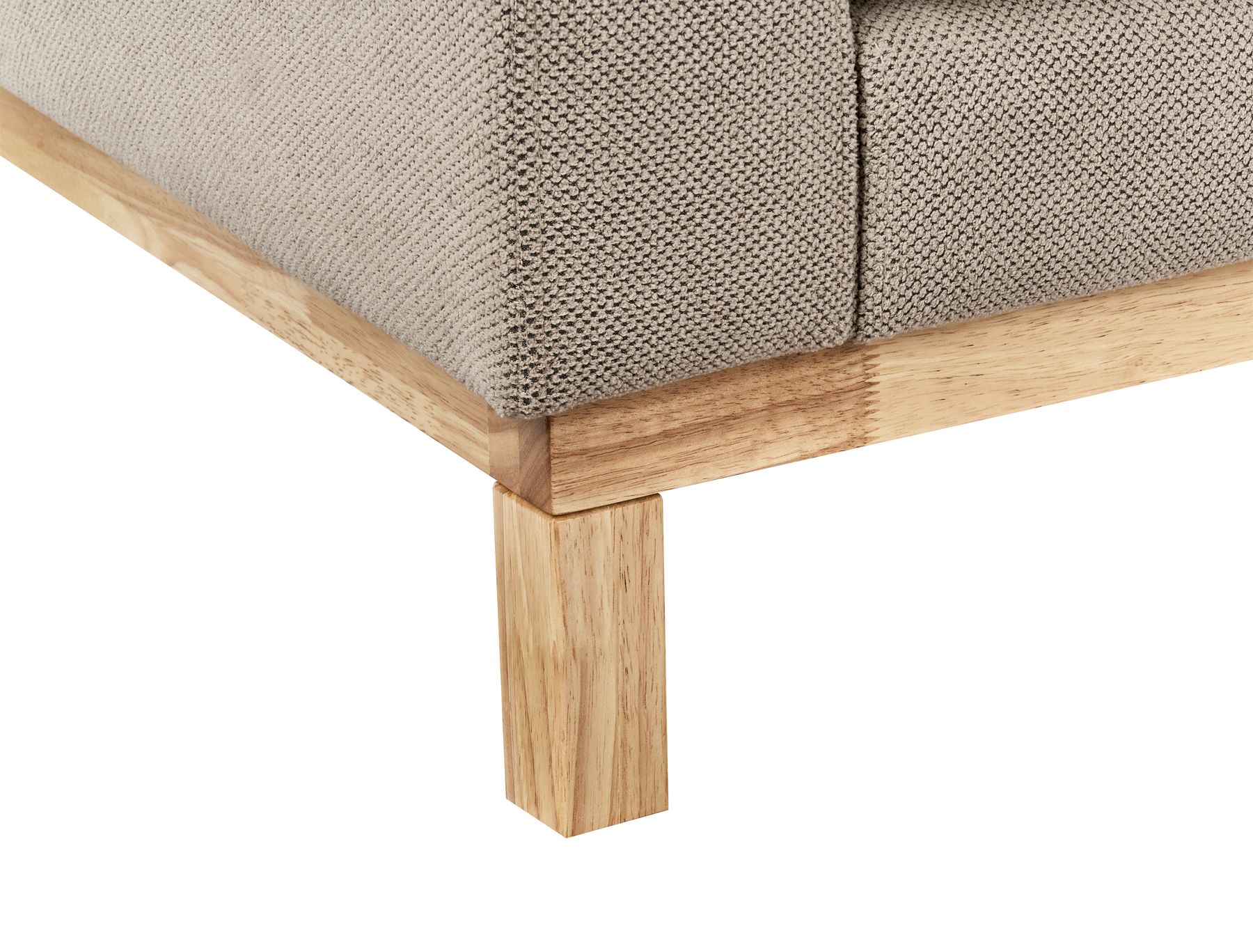 2 Seater Fabric Sofa Taupe SIGGARD