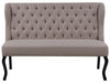 2 Seater Fabric Kitchen Sofa Light Brown TORSBY