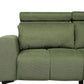 2 Seater Fabric Sofa Green VEGAMO