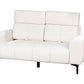 2 Seater Boucle Sofa White VEGAMO