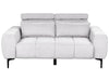 2 Seater Fabric Sofa Grey VEGAMO