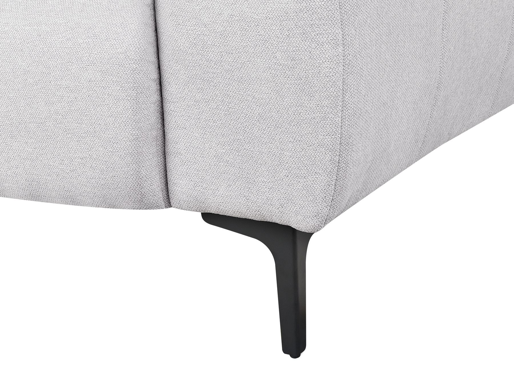 2 Seater Fabric Sofa Grey VEGAMO