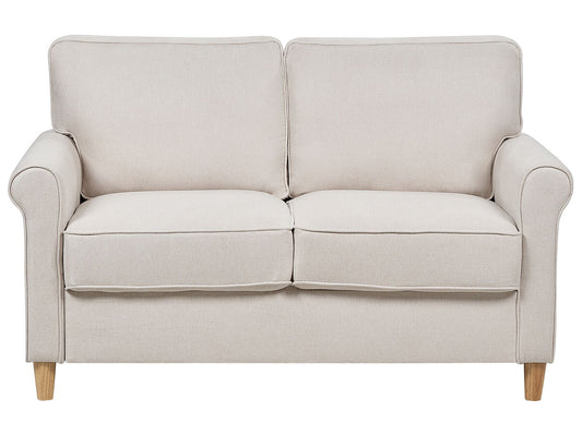 2 Seater Fabric Sofa Light Beige RONNEBY
