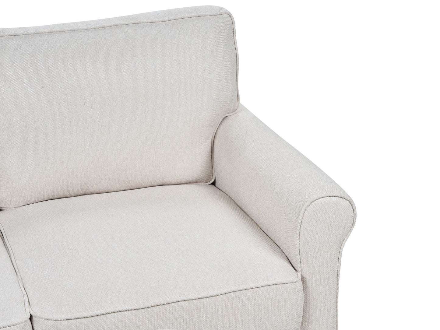 2 Seater Fabric Sofa Light Beige RONNEBY