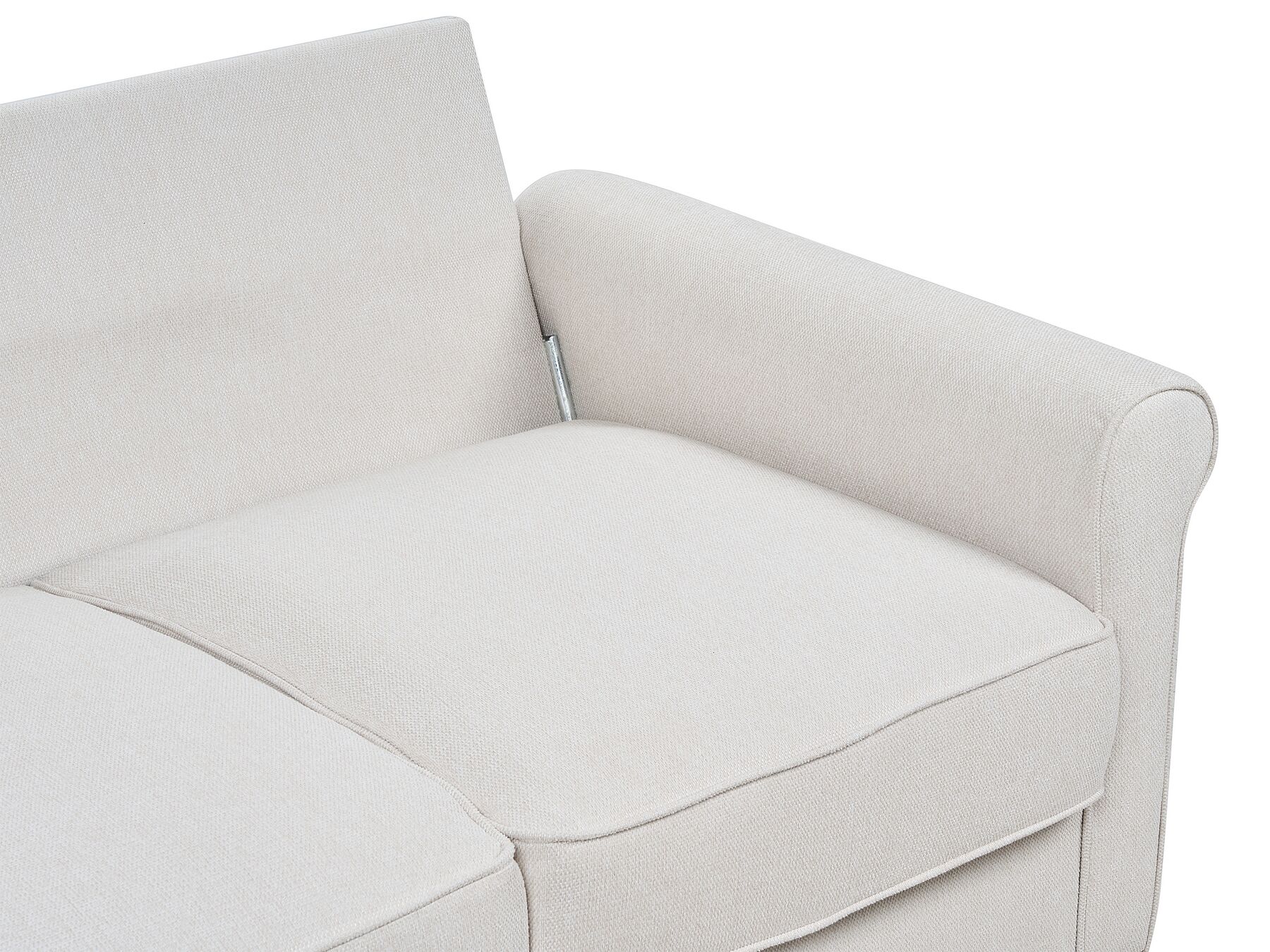 2 Seater Fabric Sofa Light Beige RONNEBY
