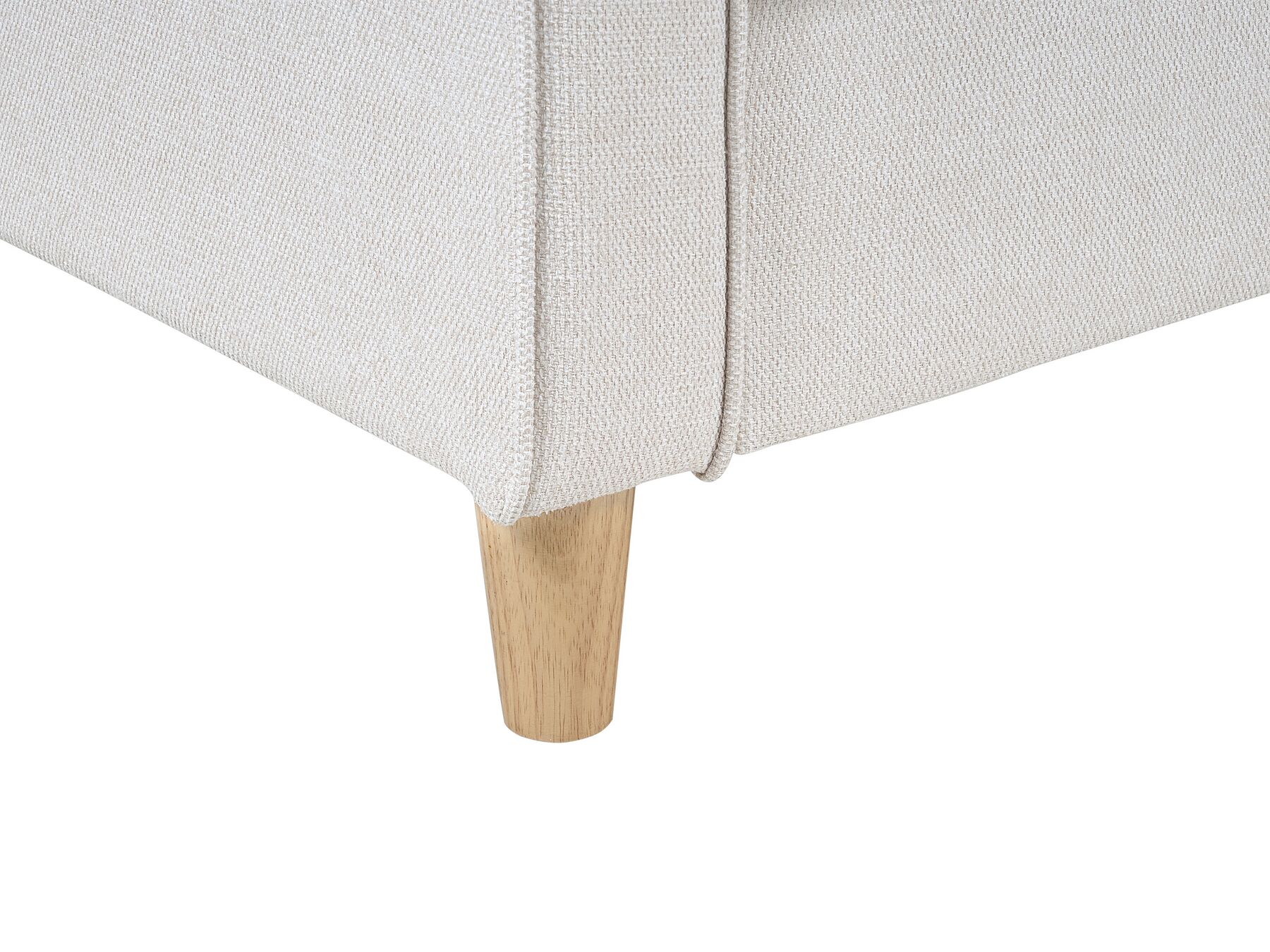 2 Seater Fabric Sofa Light Beige RONNEBY