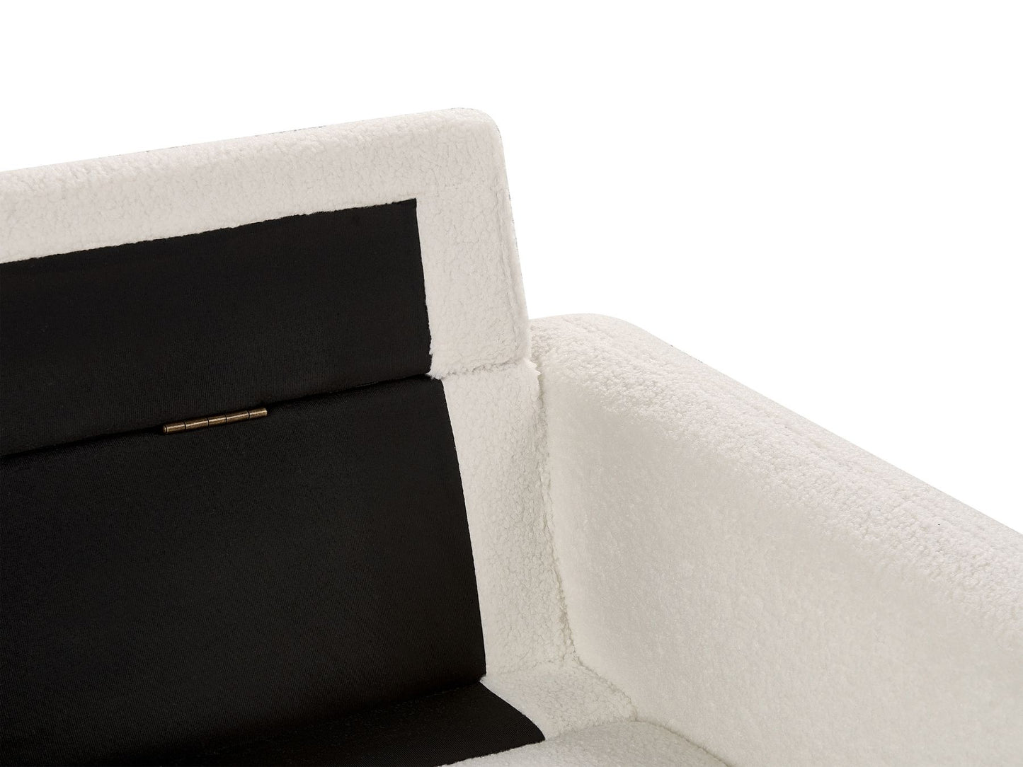 2 Seater Boucle Sofa White TUVE