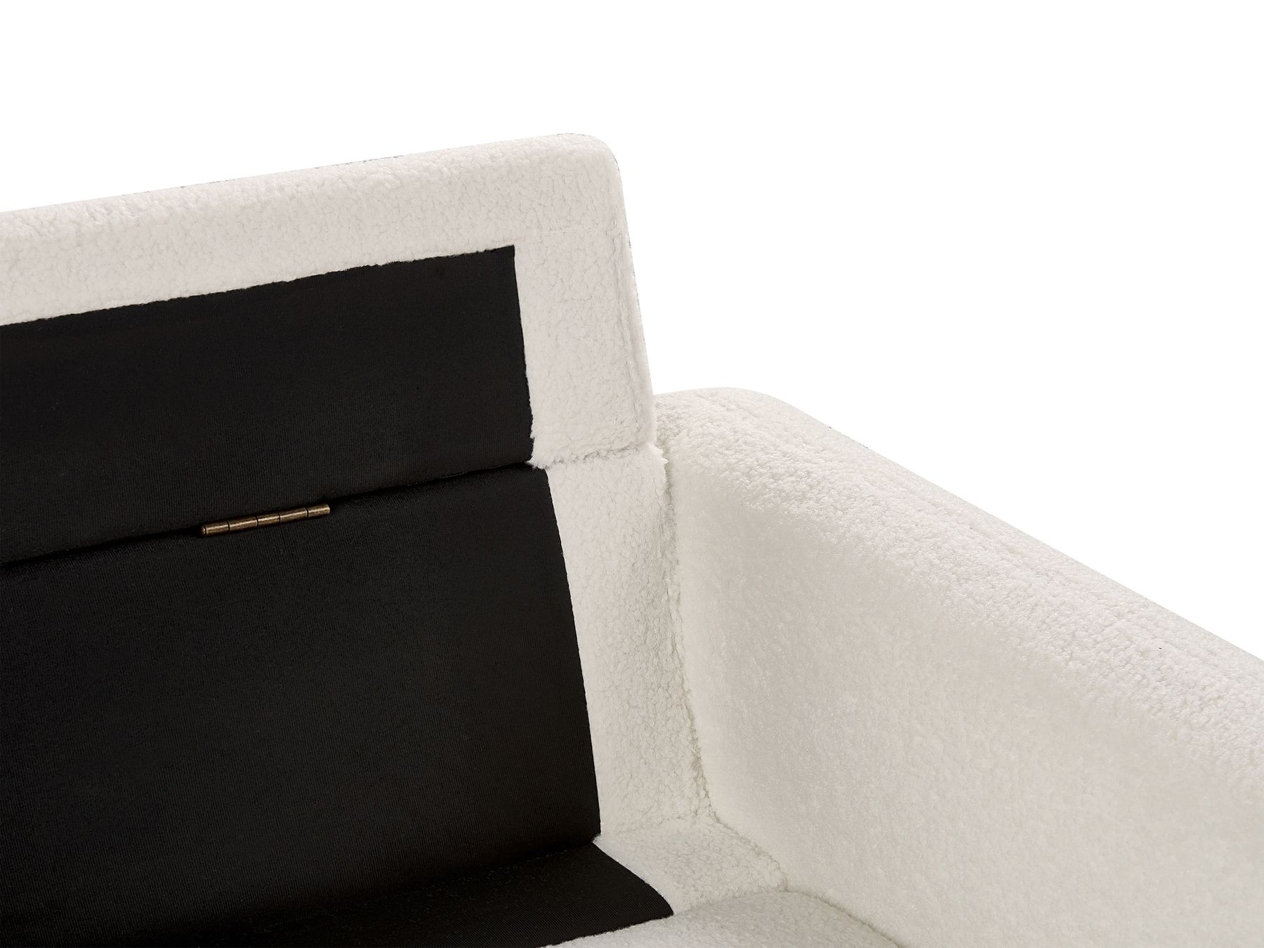 2 Seater Boucle Sofa White TUVE