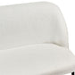 2 Seater Boucle Kitchen Sofa White OSBY