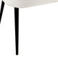 2 Seater Boucle Kitchen Sofa White OSBY