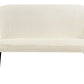 2 Seater Boucle Kitchen Sofa Light Beige OSBY