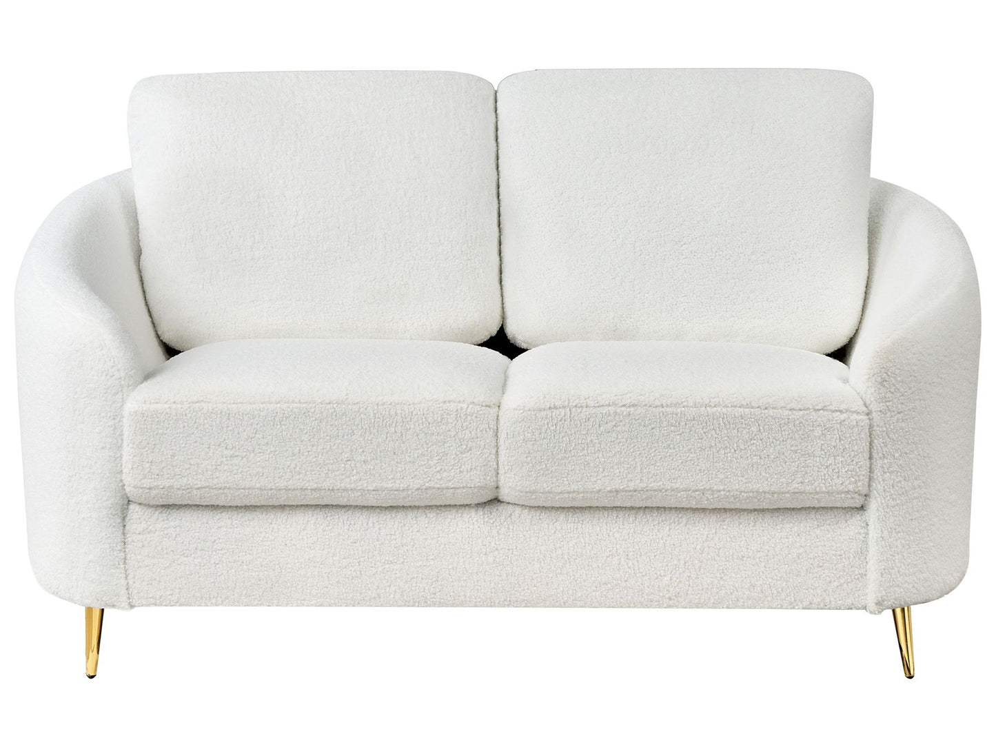2 Seater Boucle Sofa White TROSA