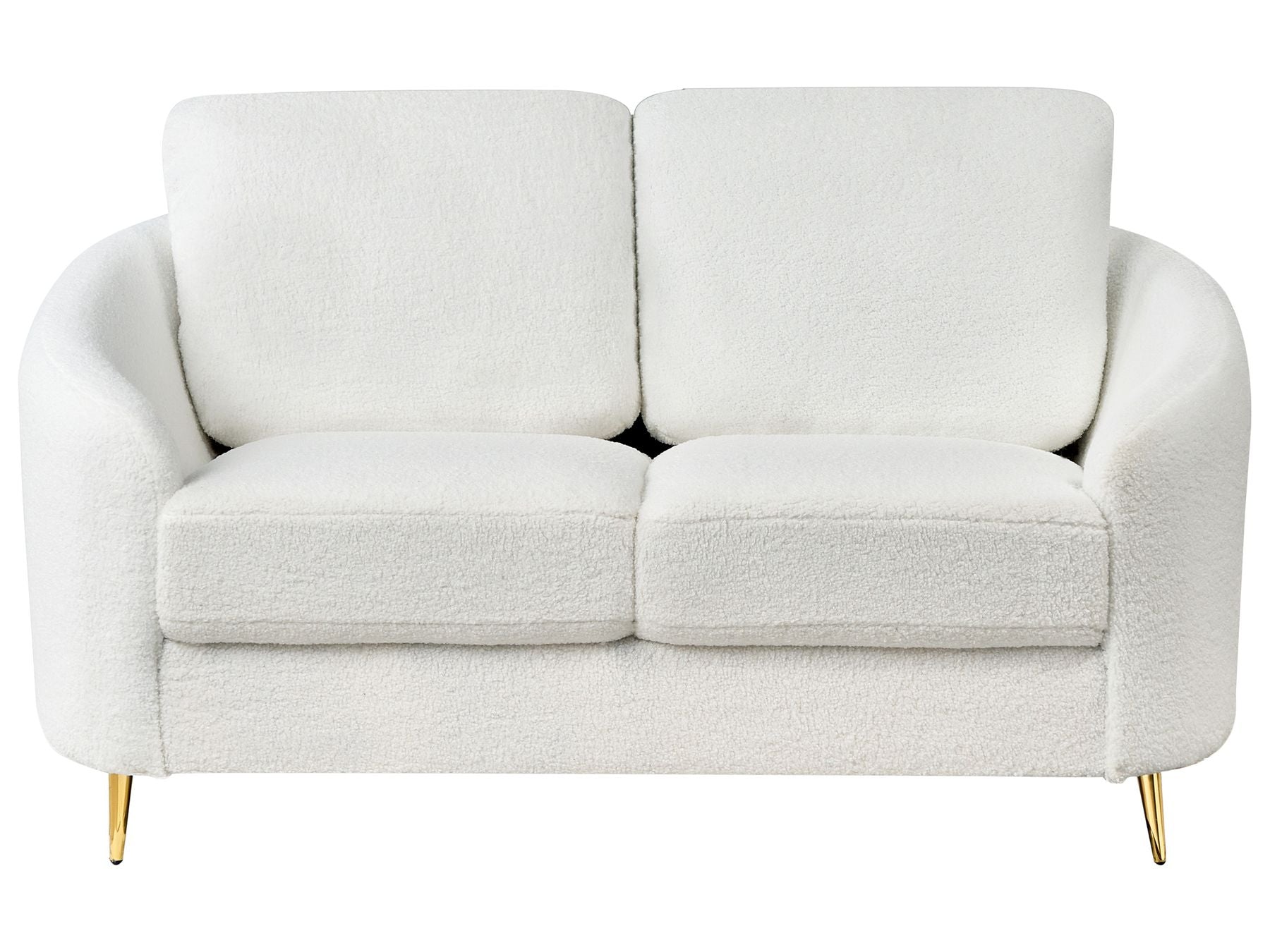 2 Seater Boucle Sofa White TROSA