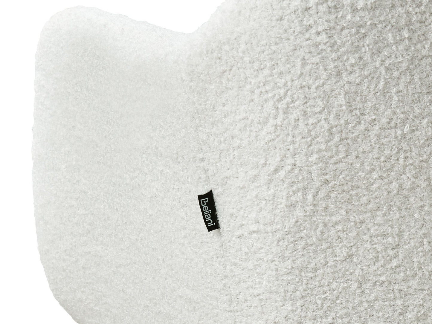 2 Seater Boucle Kitchen Sofa Off-White TABY