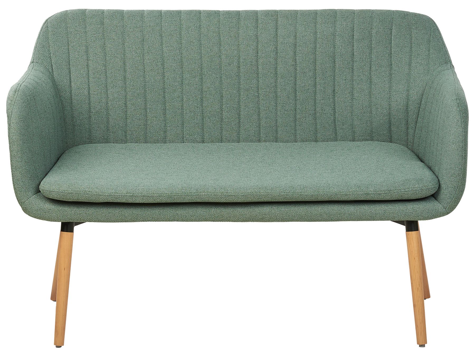 2 Seater Fabric Kitchen Sofa Green TABY