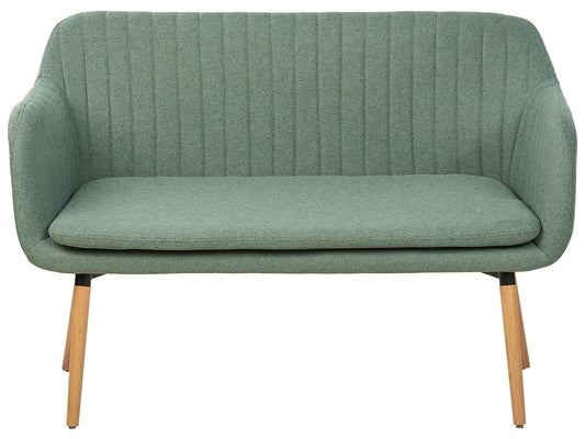 2 Seater Fabric Kitchen Sofa Green TABY