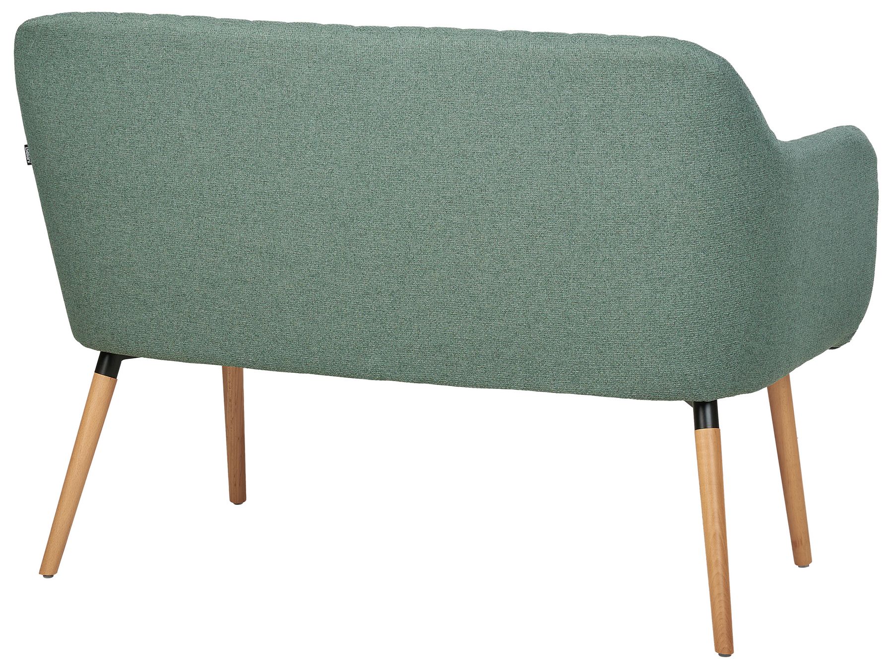 2 Seater Fabric Kitchen Sofa Green TABY