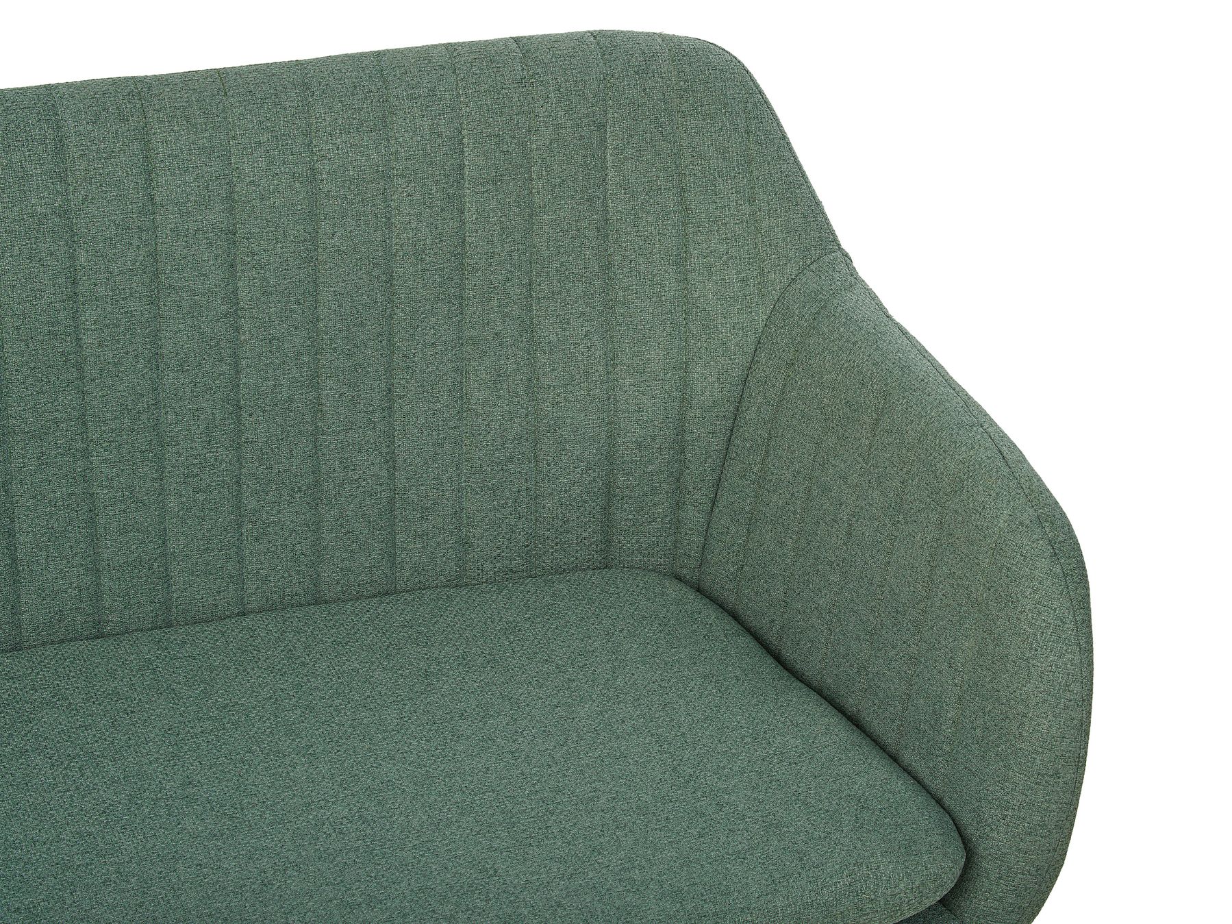 2 Seater Fabric Kitchen Sofa Green TABY