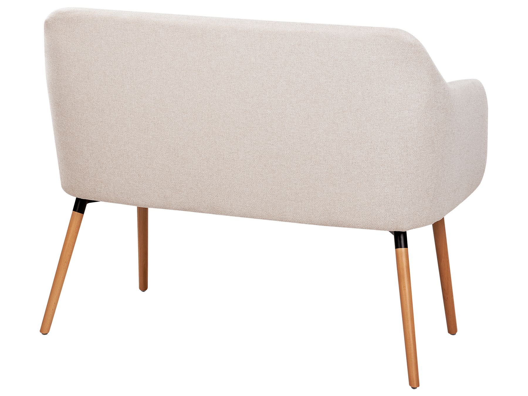 2 Seater Fabric Kitchen Sofa Light Beige TABY