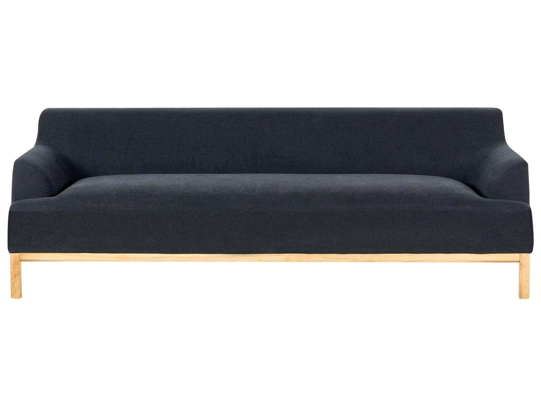 3 Seater Fabric Sofa Black SOSJO