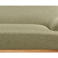 Right Hand Fabric Corner Sofa Green SOSJO