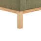 Right Hand Fabric Corner Sofa Green SOSJO