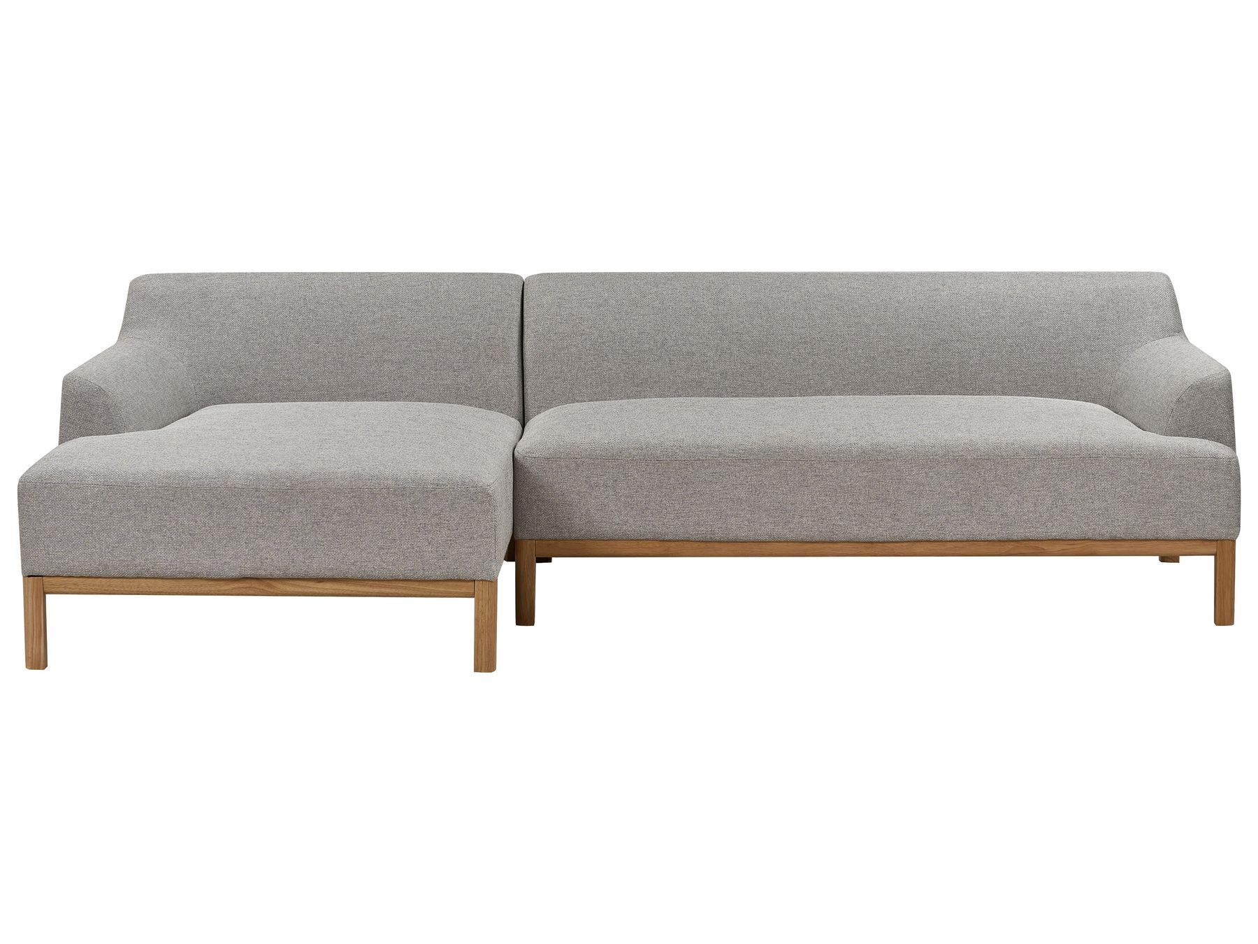 Right Hand Fabric Corner Sofa Grey SOSJO