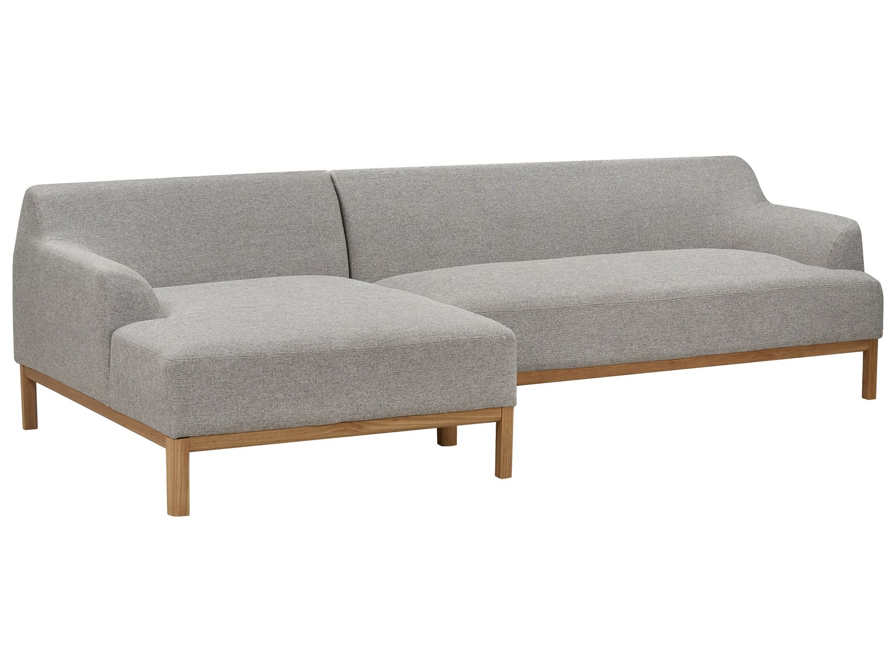 Right Hand Fabric Corner Sofa Grey SOSJO