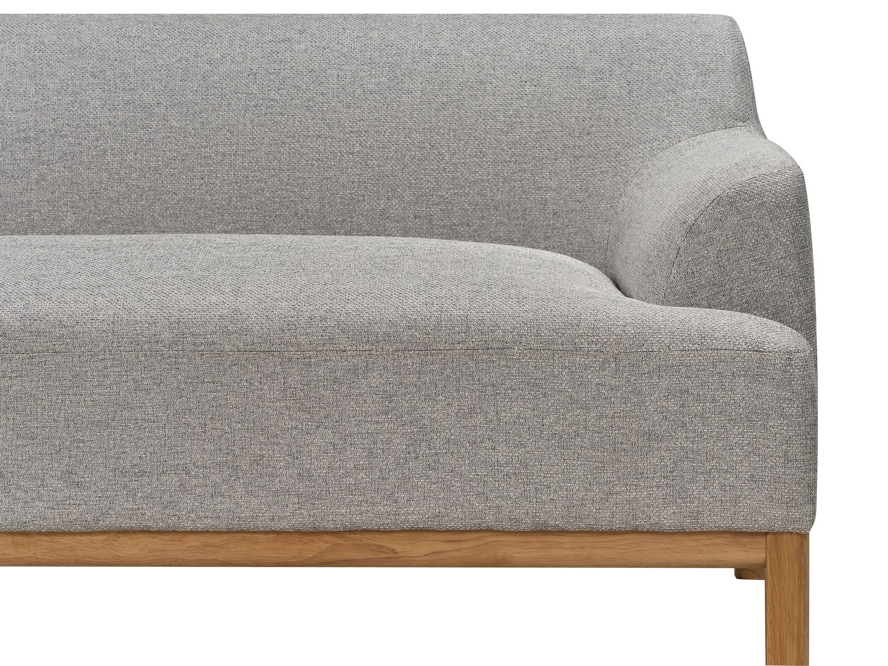 Right Hand Fabric Corner Sofa Grey SOSJO