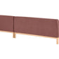 Left Hand Fabric Corner Sofa Burgundy SOSJO