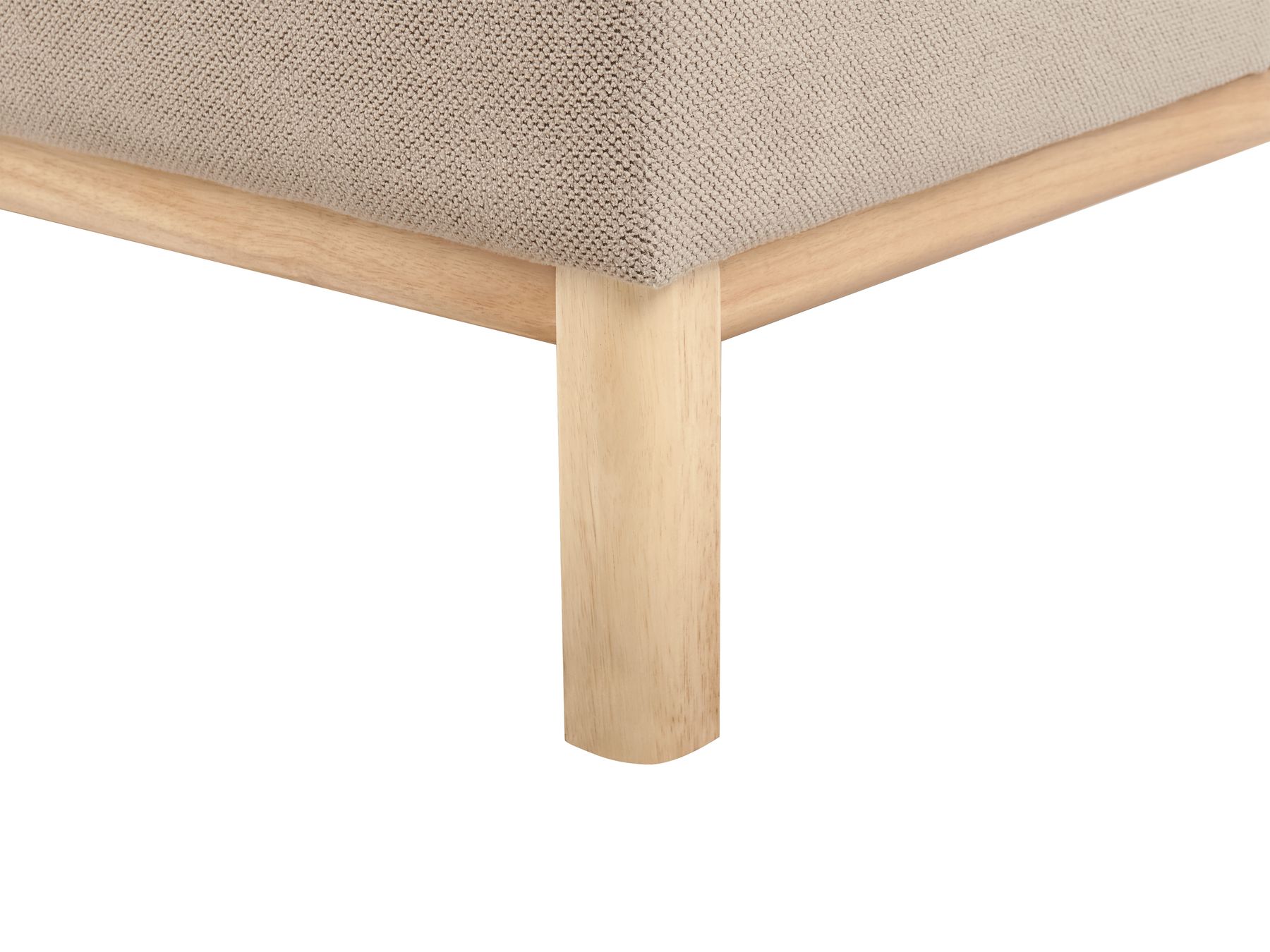 Right Hand Fabric Corner Sofa Taupe SOSJO