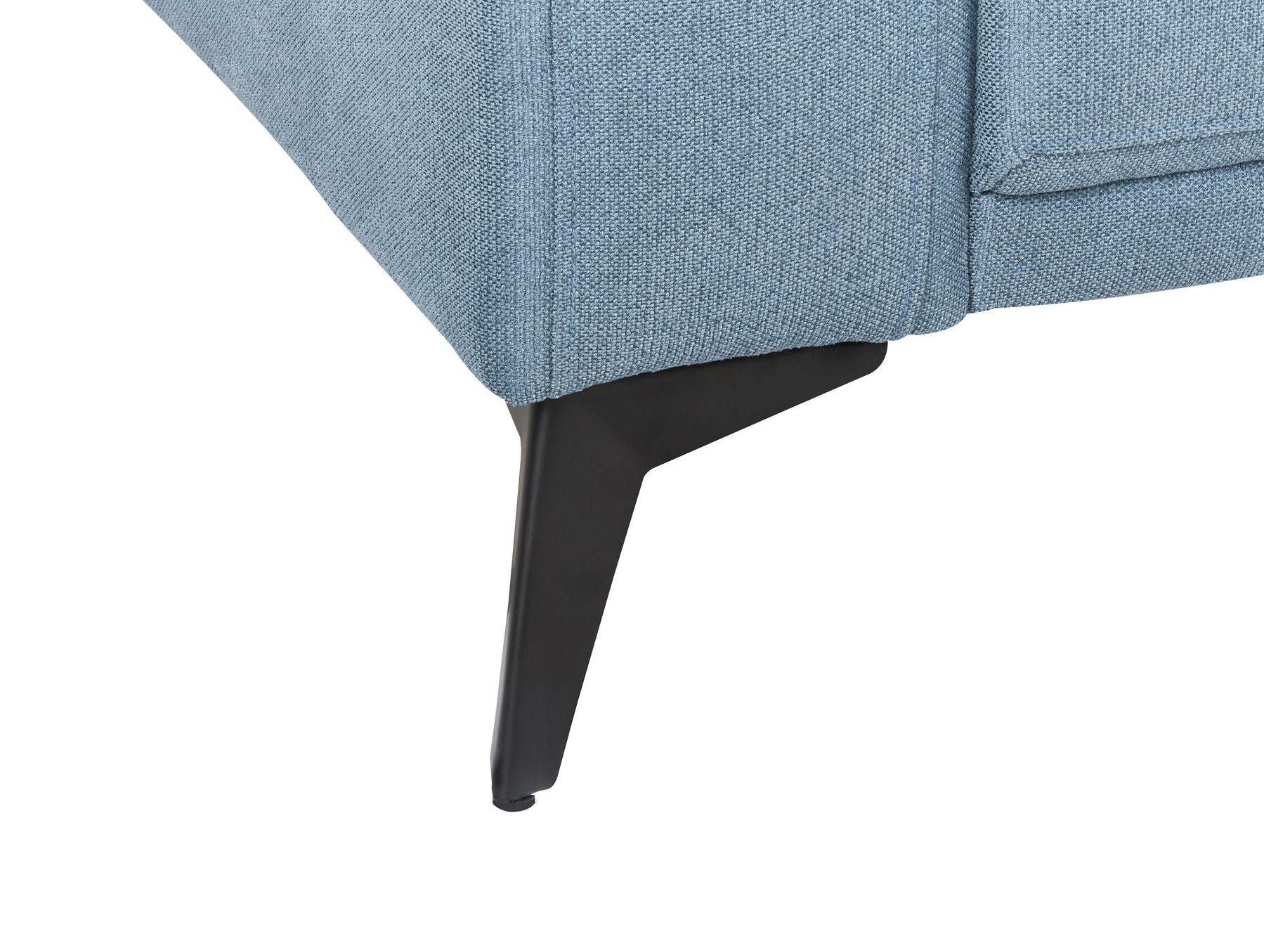 3 Seater Fabric Sofa Blue ANGE