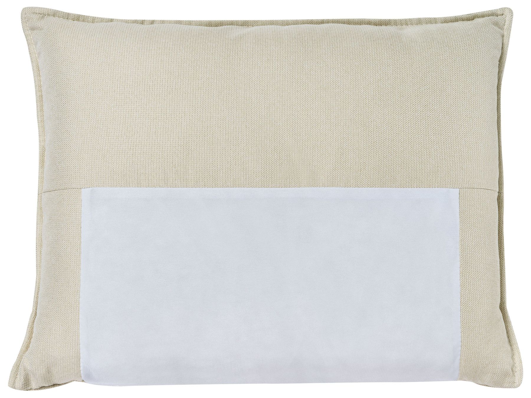 Left Hand Fabric Corner Sofa Light Beige ELVENES